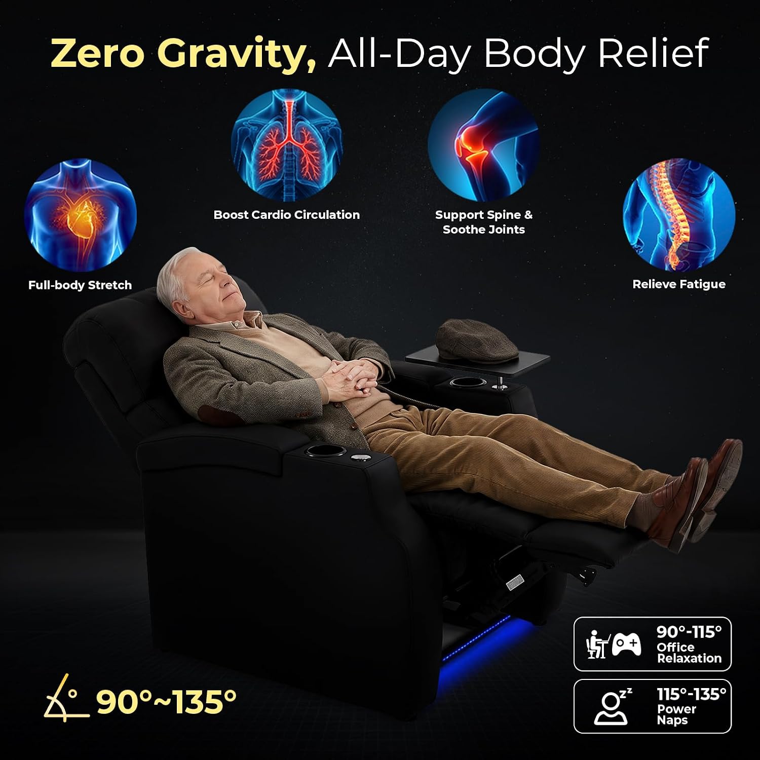Sillón reclinable para cine en - Home Cinema Chairs reseña y precio